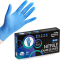 SwiftGrip Disposable Light-Duty Nitrile Exam Gloves Case Pack – Blue, 3 Mil, EN35B Series, (20) x 50 Count Boxes (1000 Count)
