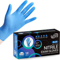 SwiftGrip Disposable Light-Duty Nitrile Exam Gloves Case Pack – Blue, 3 Mil, EN35B Series, (10) x 100 Count Boxes (1000 Count)