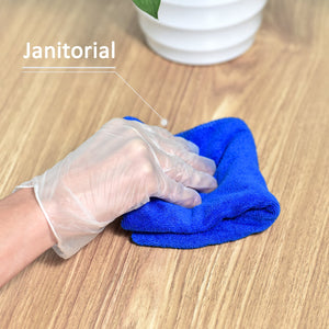 Schneider Disposable Vinyl Exam Gloves 10x100 Case Pack - VMFC20 Clear - 4Mil - SchneiderDirect.com