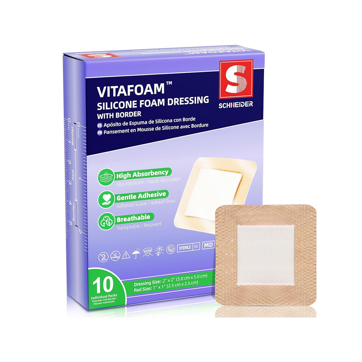 silicone foam dressing Ceeport for Moderate to Heavy Exudate Wound Care  CEEPORT Neo G Opti-Heal Silicone Foam