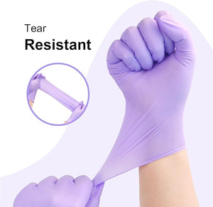 SwiftGrip Disposable Light-Duty Nitrile Exam Gloves 20x50 Case Pack - EN35Q Lilac - 3Mil - SchneiderDirect.com