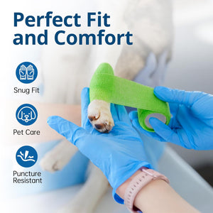 SwiftGrip Disposable Light-Duty Nitrile Gloves 20x50 Case Pack - Blue (EN35B) 3Mil