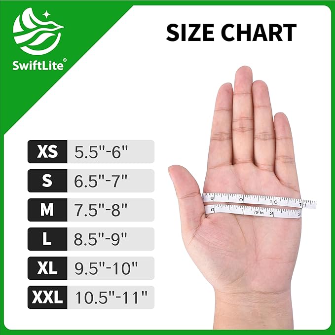Swiftlite Disposable Vinyl Gloves Case Pack – Clear, 4 Mil, FV40C, (10) x 100 Count Boxes (1000 Count)