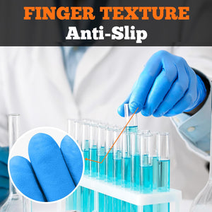 TitanFlex Disposable Heavy-Duty Nitrile Exam Gloves 10x100 Case Pack - Blue HD20B - 6Mil - SchneiderDirect.com