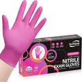 SwiftGrip Light-Duty Nitrile Gloves Case Pack – Fuchsia, 3 Mil, EN35F Series, Case of (20) Boxes (1000 Total)