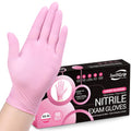 SwiftGrip Disposable Light-Duty Nitrile Gloves Case Pack – Cherry Blossom, 3 Mil, EN35F Series, (20) x 50 Count Boxes (1000 Count)