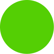 Solid green circle