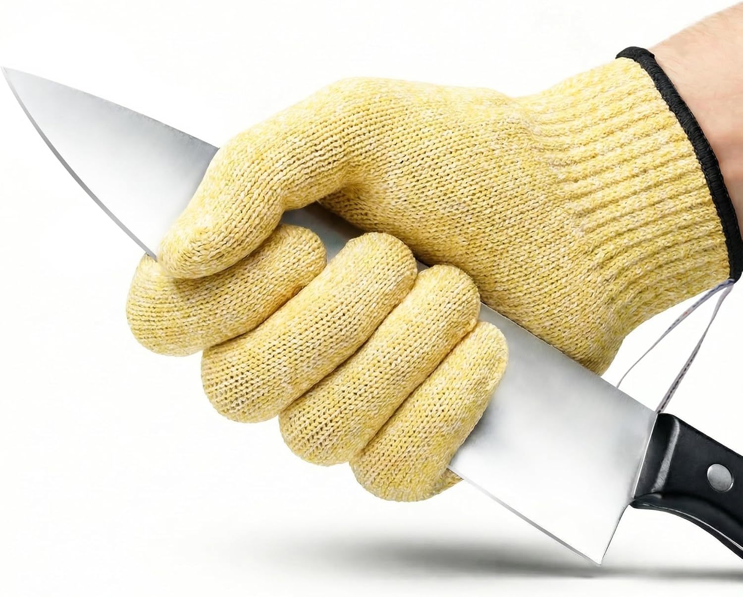 Safe & Savvy Cut Resistant Gloves, Level 5, Machine Washable, 1 Pair, Beige - (C310-E)