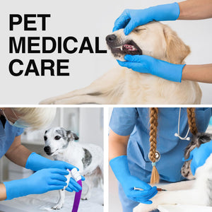 Schneider Nitrile Exam Gloves Extended 12 Inches Cuff Blue - (NXFT70) medical care