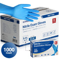 Schneider Nitrile Gloves, 1000 Count, Blue, 4Mil - (NBFT700X-C)