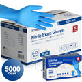 Schneider Nitrile Gloves, 5000 Count, Blue, 4Mil - (NBFT700X-C)