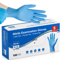 Schneider Nitrile Gloves Latex-Free 3Mil Disposable Gloves Blue (NBFT60)