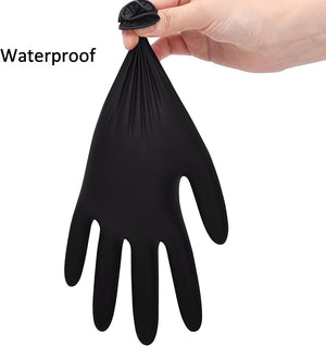 Schneider Nitrile Gloves Latex-Free 5Mil Disposable Gloves Black - (NBFK81) - SchneiderDirect.com