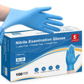Schneider Nitrile Gloves Latex-Free 5Mil Disposable Gloves Blue (NBFT80)