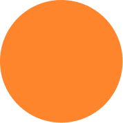 solid orange circle