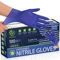 SwiftLite Nitrile Gloves Latex-Free 2.5Mil Disposable Gloves Dark Blue - (FN28D)