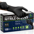 SwiftLite Nitrile Gloves Latex-Free 3Mil Disposable Gloves Black - (FN32K)
