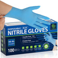 SwiftLite Nitrile Gloves Latex-Free 3Mil Disposable Gloves Blue- (FN32B)