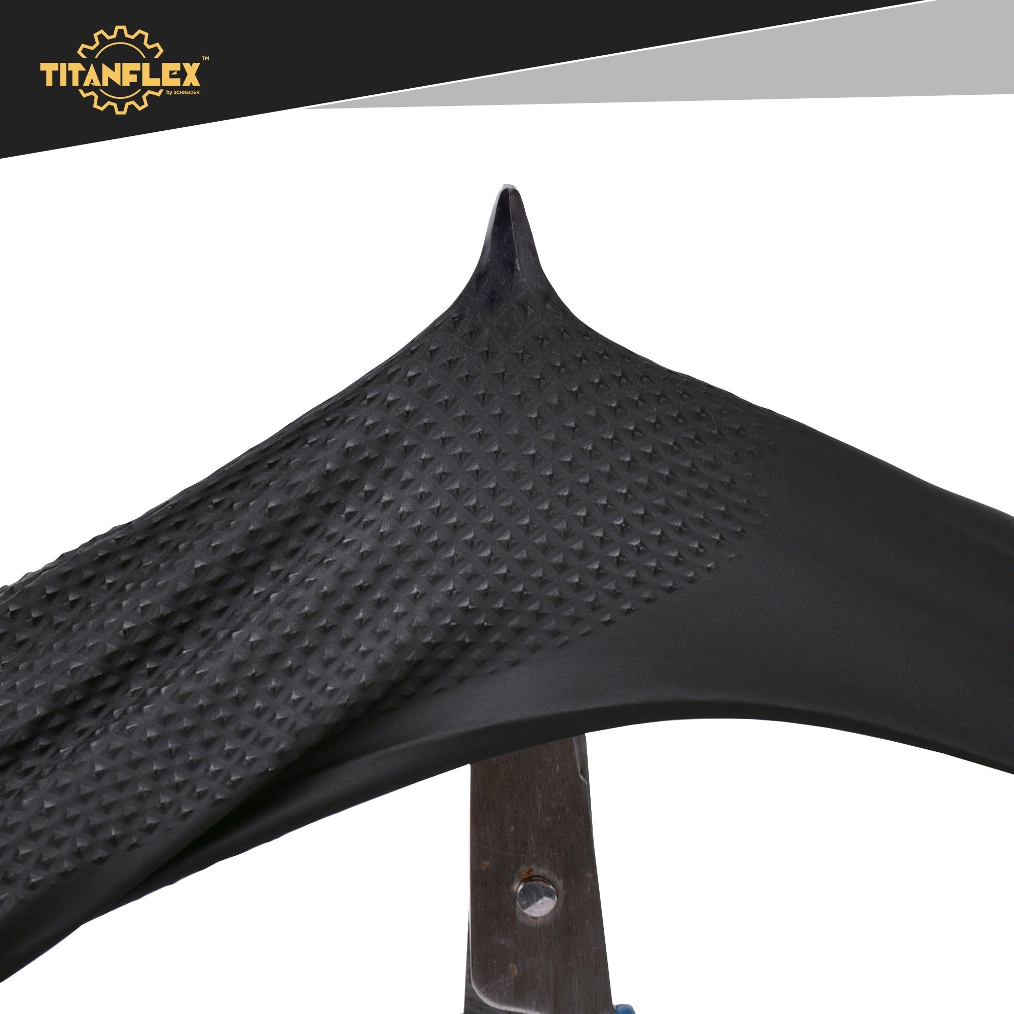 TitanFlex HD45K Heavy-Duty Black Nitrile Gloves - Highly puncture resistant