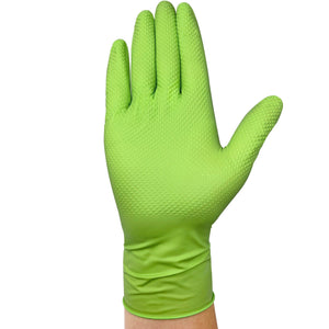 TitanFlex HD45G Heavy Duty Green Industrial Nitrile Gloves