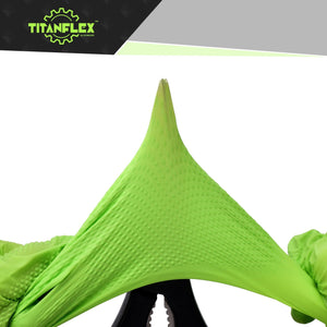 TitanFlex HD45G Heavy Duty Green Industrial Nitrile Gloves - Puncture resistant