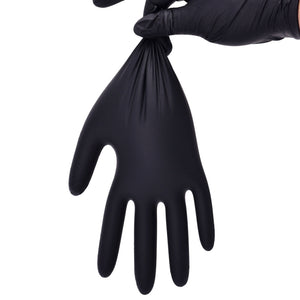 TitanFlex Disposable Heavy-Duty Nitrile Exam Gloves, Black, HD20K Series (6 mil), 100ct Box image 9