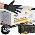 TitanFlex Nitrile Gloves Black, 10,000 Count, 8mil - (HD45K0X-C)