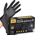 TitanFlex Nitrile Gloves Latex-Free Disposable Gloves Black - (HD22K)