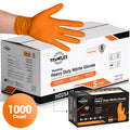 TitanFlex Nitrile Gloves Orange, 1000 Count, 6mil - (HD25AX-C)
