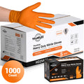 TitanFlex Nitrile Gloves Orange, 1000 Count, 6mil - (HD25AX-C)